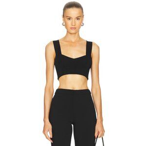 A.L.C Jordana Bra in Black Medium New Womens Cropped Tank Top